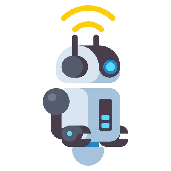 Ikona Robota Maszynowego Wifi — Wektor stockowy