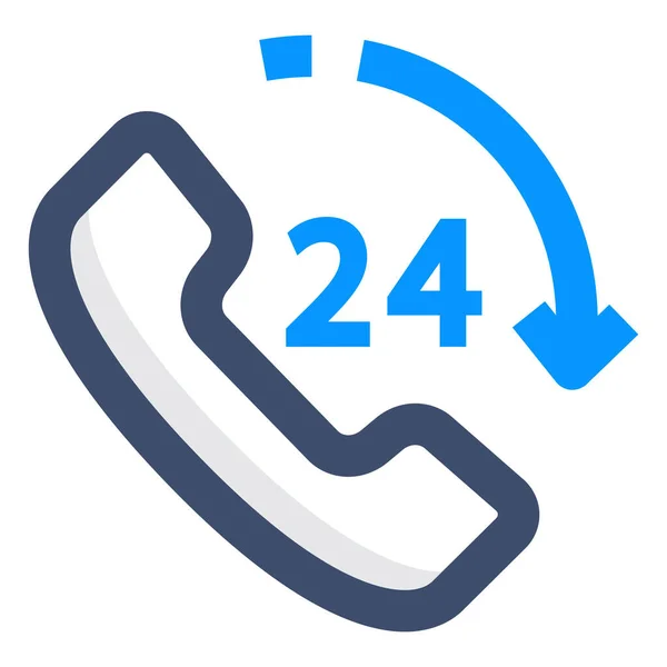 Call Center Helpdesk Support Icoon — Stockvector
