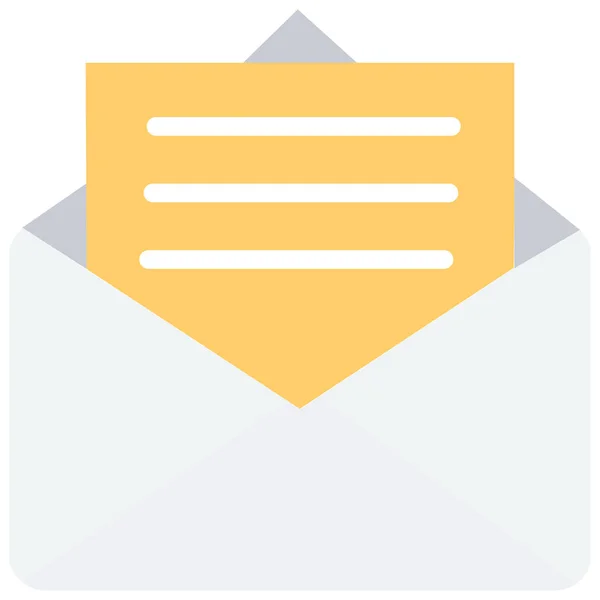 Hirdetés Mail Marketing Mail Ikon Lapos Stílusban — Stock Vector