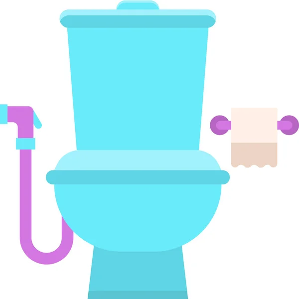 Toilet Family Home Icon Family Home Category — Stock Vector