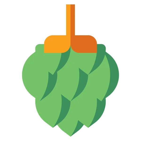Ikon Beer Brewery Hop Dalam Kategori Minuman Makanan - Stok Vektor