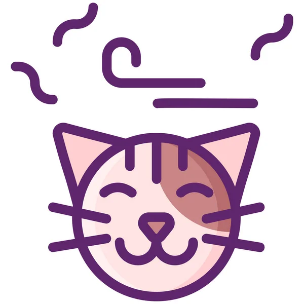 Allergy Cat Hair Icon — Stock Vector