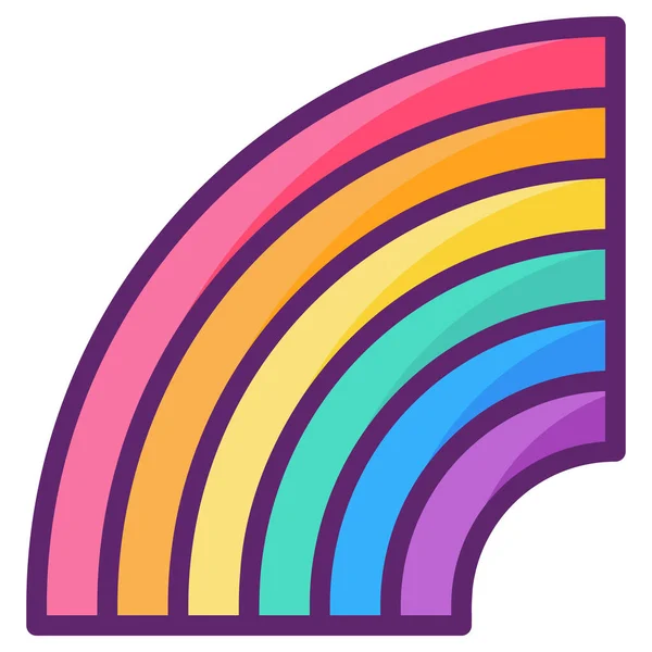 Schwul Lgbt Pride Icon — Stockvektor