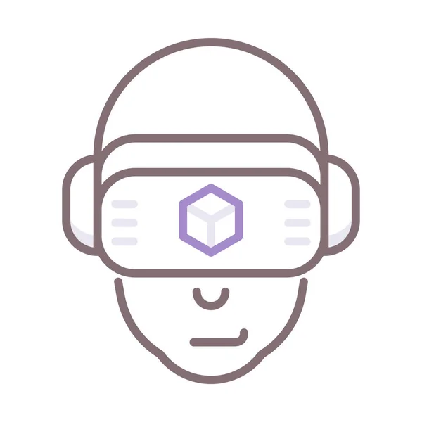 Augmented Reality Headset Symbol — Stockvektor