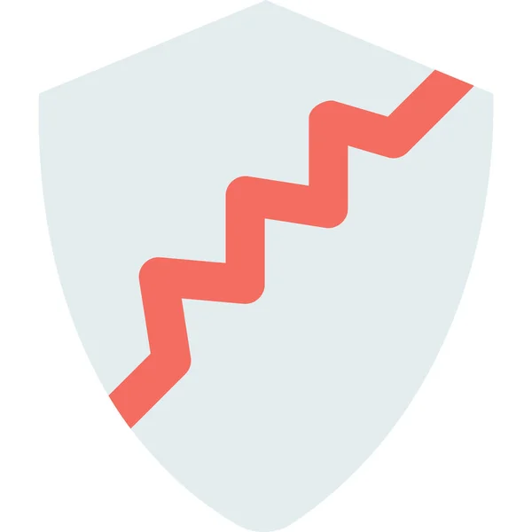 Breach Privacy Protection Icon — Stock Vector
