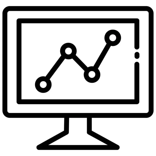 Icône Tableau Bord Intelligence Artificielle — Image vectorielle