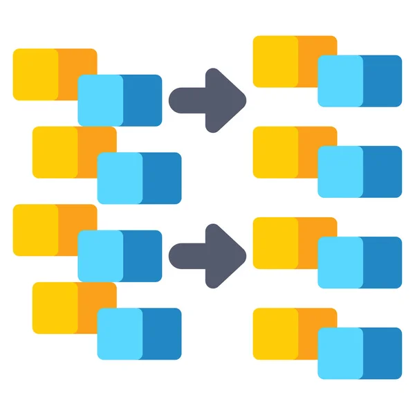 Icône Information Base Données Dans Catégorie Data Analysis Database — Image vectorielle