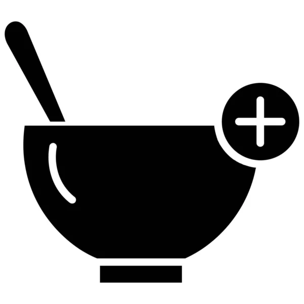 Lisätä Ruokaa Lisätään Ostoskoriin Ruoka App Kuvake — vektorikuva