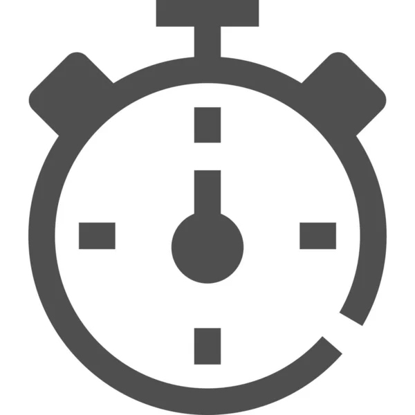Horloge Chronomètre Chronomètre Icône — Image vectorielle