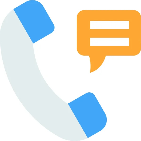 Εικονίδιο Τηλεφώνου Κλήσης Γραμμής Βοήθειας — Διανυσματικό Αρχείο
