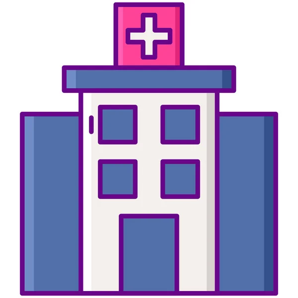 Pictogram Gezondheidszorgziekenhuis — Stockvector