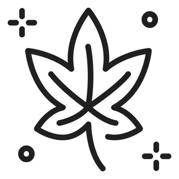 Осенняя Икона Листа Канады — стоковый вектор