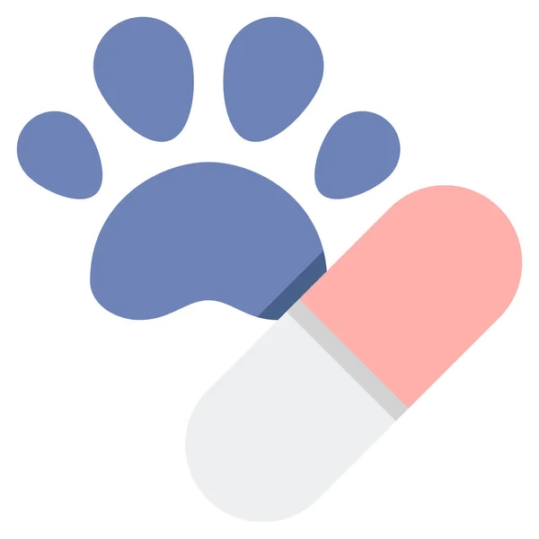 Medicine Veterinary Animal Icon Science Research Category — Wektor stockowy