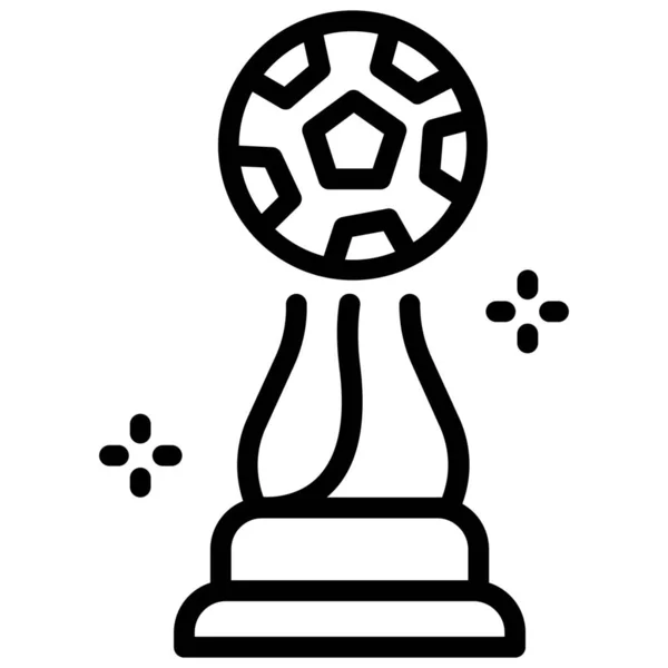 Fußballspiel Sport Ikone Der Fußball Fußball Kategorie — Stockvektor