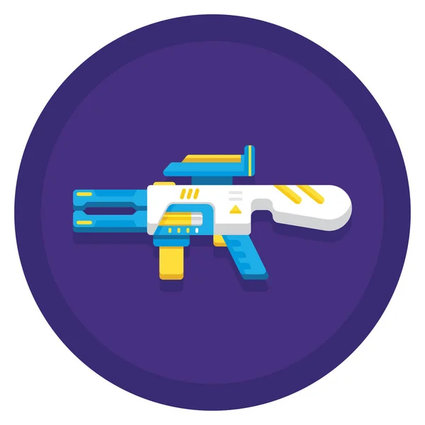 Gun Laser Rifle Icon — Stock Vector