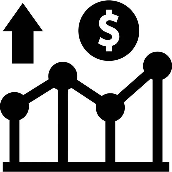 Иконка Мобильного Приложения Роста Категории Marketing Seo — стоковый вектор