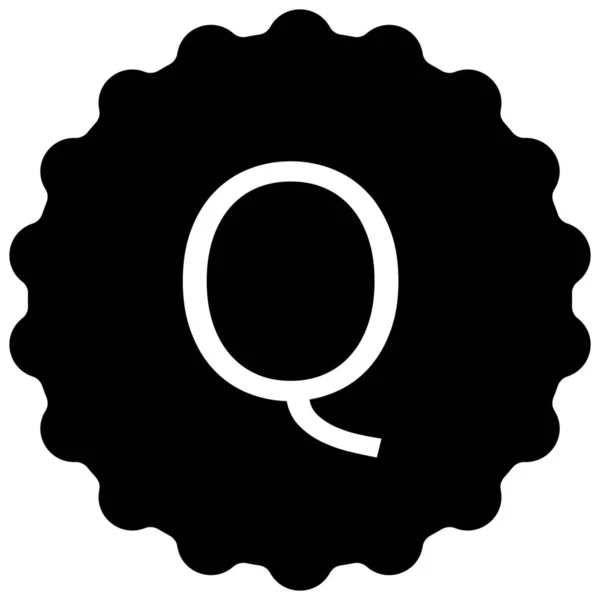 Faq Help Question Icon Solidem Stil — Stockvektor