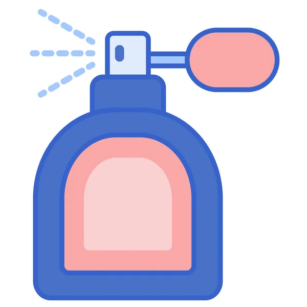 Bottle Cologne Perfume Icon Hospitals Healthcare Category — Stock Vector
