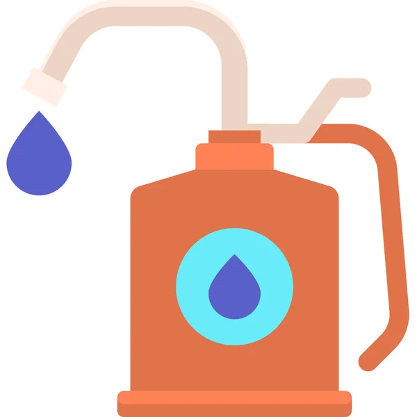 生态环保主义者类别中的瓶子润滑剂油箱图标 — 图库矢量图片