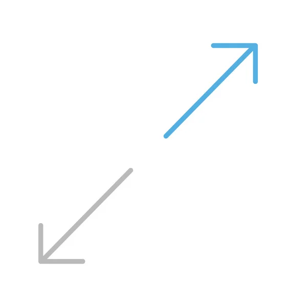 Pijlen Verhoging Pictogram Solide Stijl — Stockvector