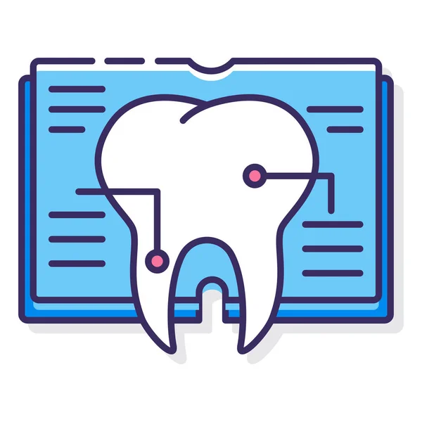 Icône Laboratoire Dentisterie Dentaire Dans Catégorie Science Recherche — Image vectorielle