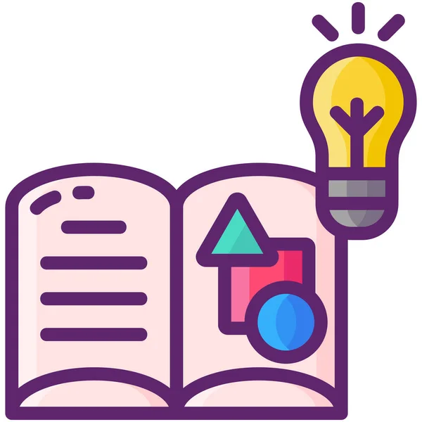 Creative Idea Teaching Icon — Stock Vector