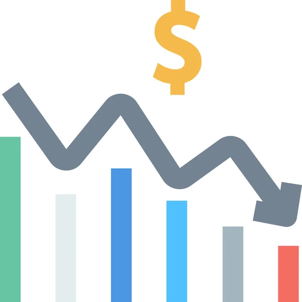 Icona Del Grafico Del Calcolatore Affari Nella Categoria Business Management — Vettoriale Stock