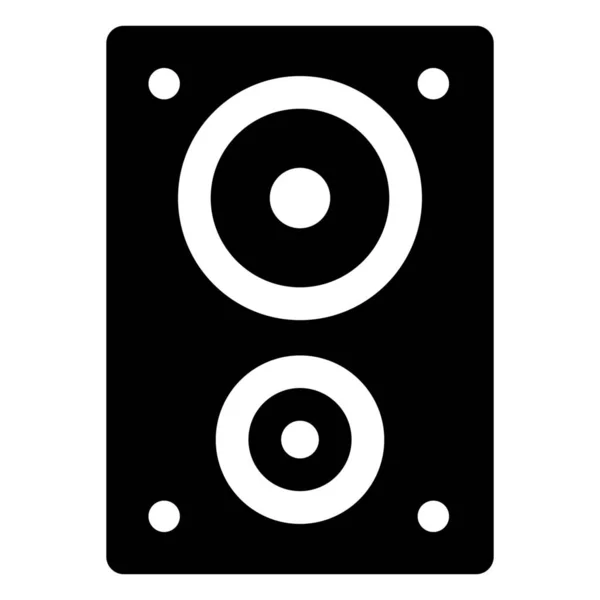 Icono Del Altavoz Audio Categoría Mixta — Vector de stock