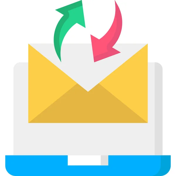 Email Sync Icon Στην Κατηγορία Marketing Seo — Διανυσματικό Αρχείο