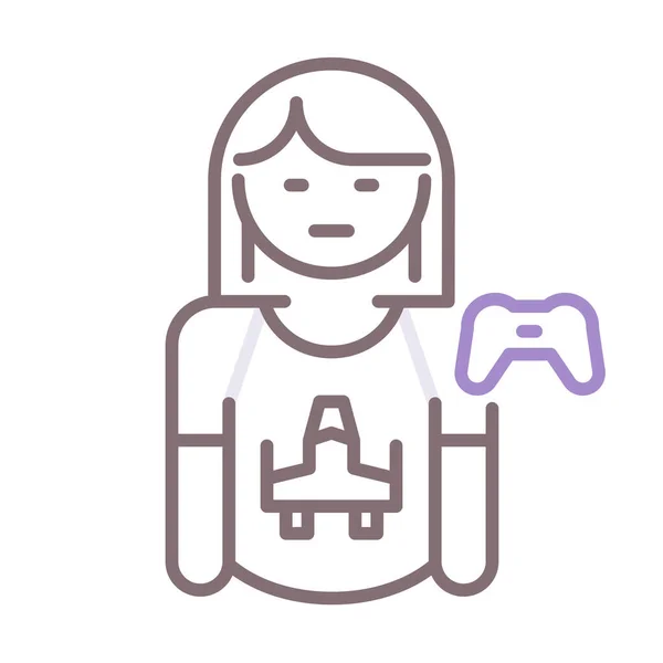A Woman Is Passionate About Playing Online Games. Online Gaming One-line  Drawing Royalty Free SVG, Cliparts, Vectors, and Stock Illustration. Image  202397997.