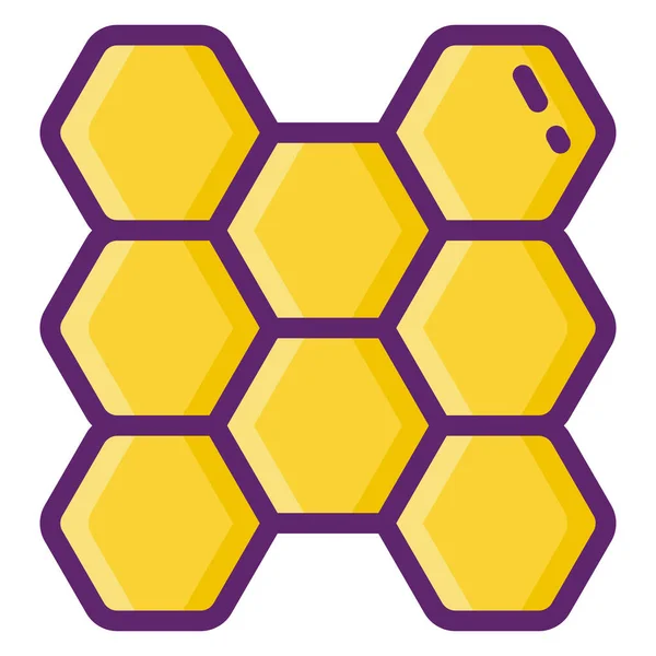 Ikona Alergie Včelí Úly — Stockový vektor