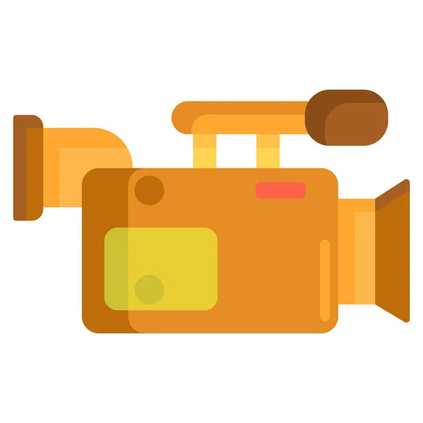 Movie Camera Recorder Video Icon Infrastructure Category — Stockový vektor