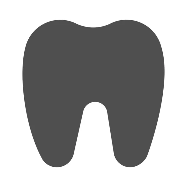 Icono Dolor Dentista Dental Estilo Sólido — Vector de stock