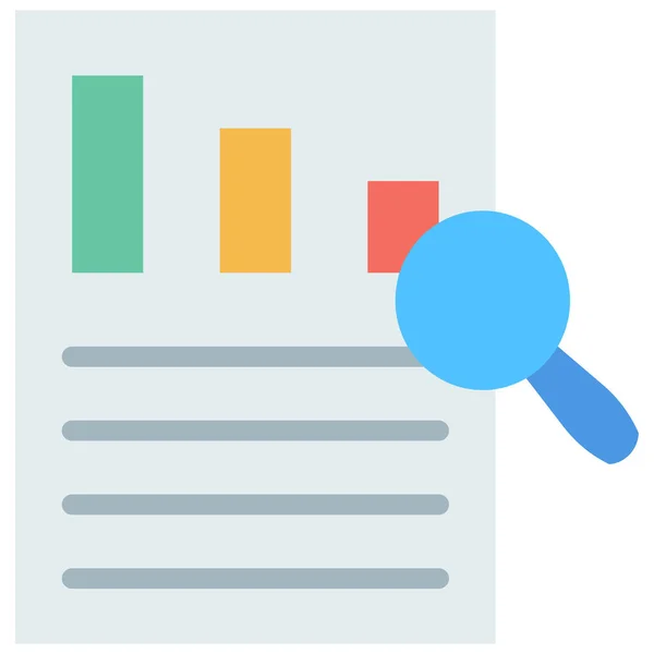 Analytics Analyze Results Dashboard Icon — Stock Vector