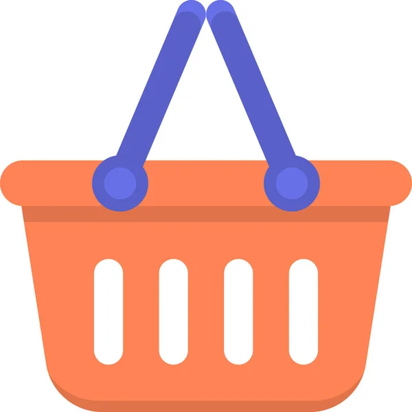 Basket Cart Ecommerce Icon Shopping Ecommerce Category — Stock Vector