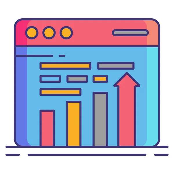 Lsi Management Marketing Icon Filled Outline Style — Stock Vector