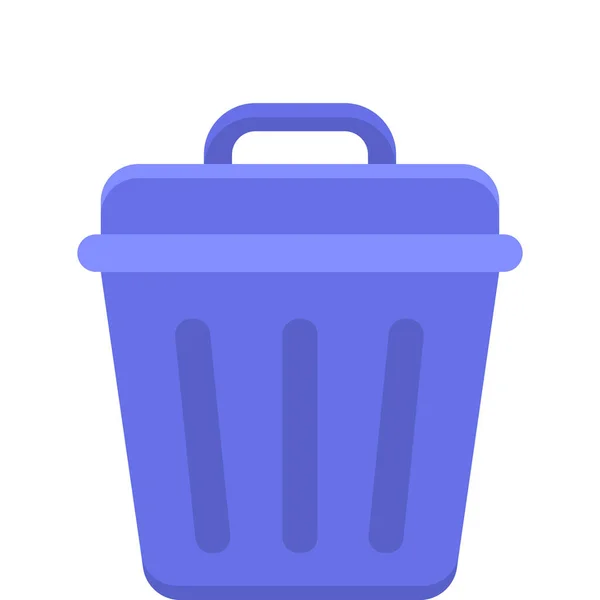 Bin Eliminar Icono Basura — Vector de stock