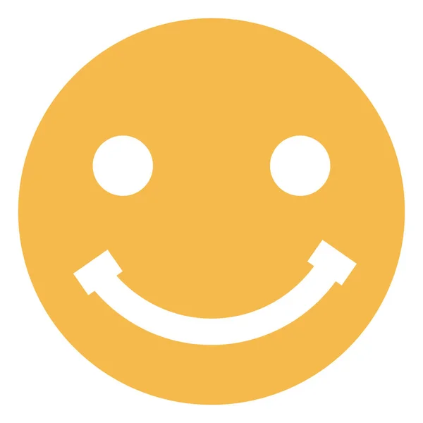 Θετικό Χαμόγελο Χαμογελαστό Εικονίδιο — Διανυσματικό Αρχείο