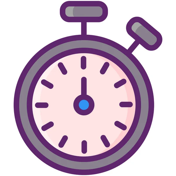 Time Clock Stop Icon Shipping Delivery Fulfillment Category — Stock Vector