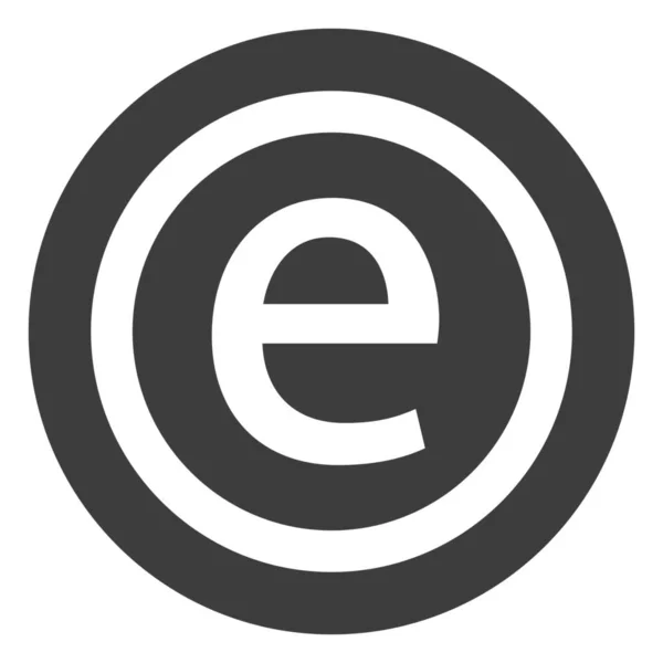 ブラウザInternet ExplorerのMicrosoft Edgeアイコン — ストックベクタ