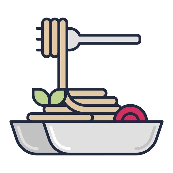 Icono Compañía Comida — Vector de stock