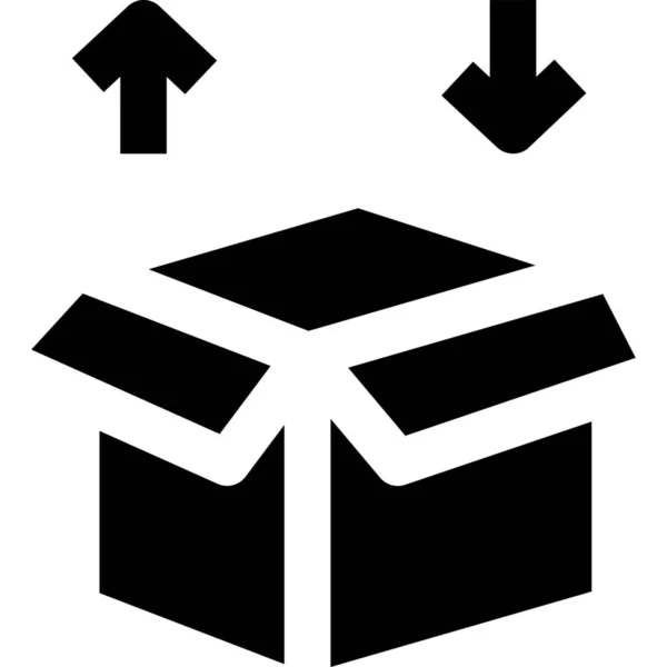 Ikona Zaległości Pakiecie Produktu — Wektor stockowy