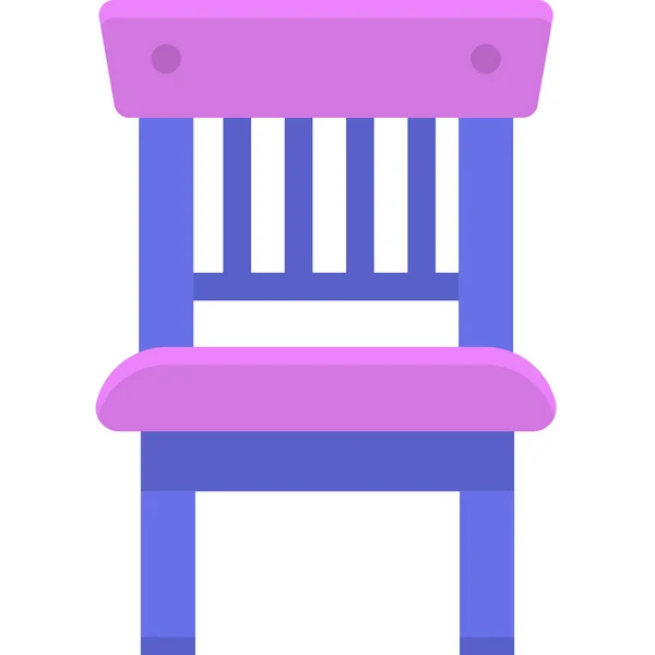 Chair Dining Family Home Icon Family Home 카테고리 — 스톡 벡터