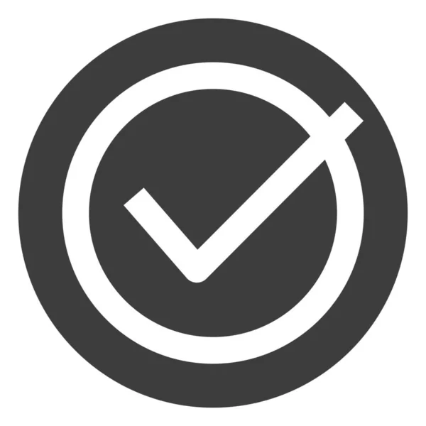 Checkmark Correct Done Icon — стоковый вектор