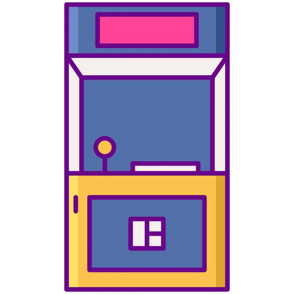 Arcade Game Machine Icon — Stock Vector