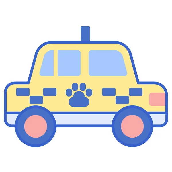 Animal Pet Taxi Icon Pet Vet Category — Stock Vector