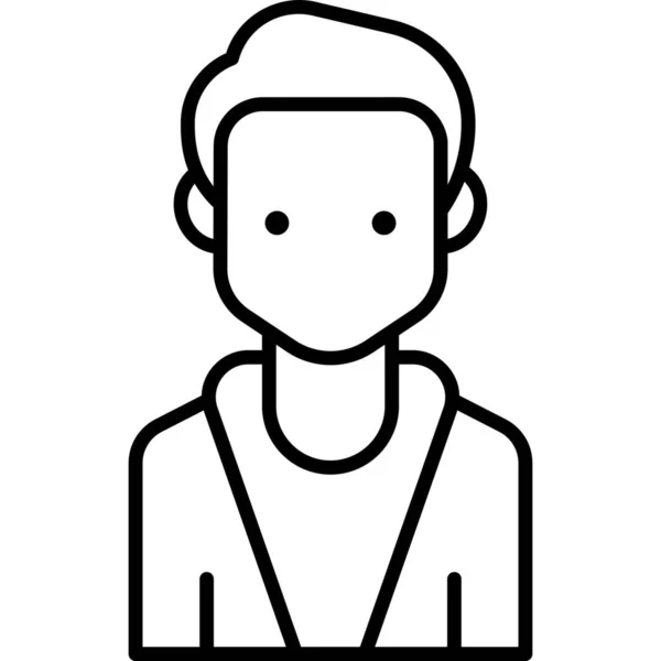 Man Avatar People Icon — Stock Vector