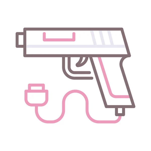 Controlador Juego Pistola Icono Categoría Juegos Juegos — Vector de stock