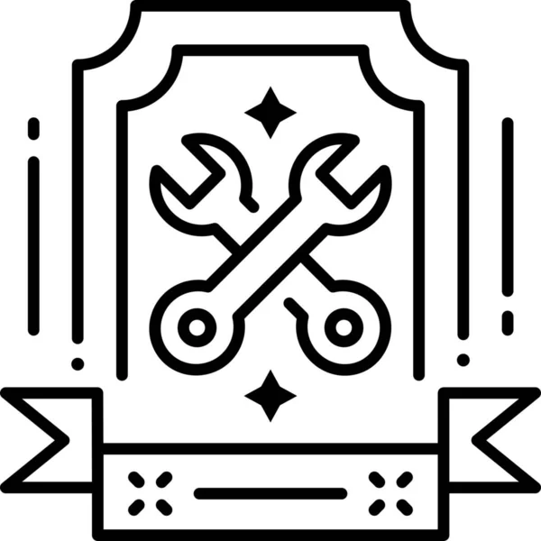 Иконка День Труда Категории Инструмент Строительство — стоковый вектор
