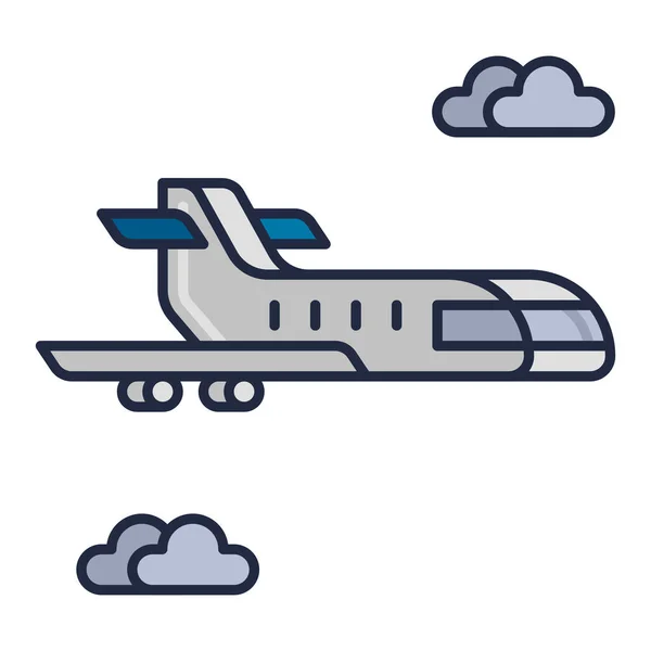 Авиационная Икона Авиакомпании — стоковый вектор